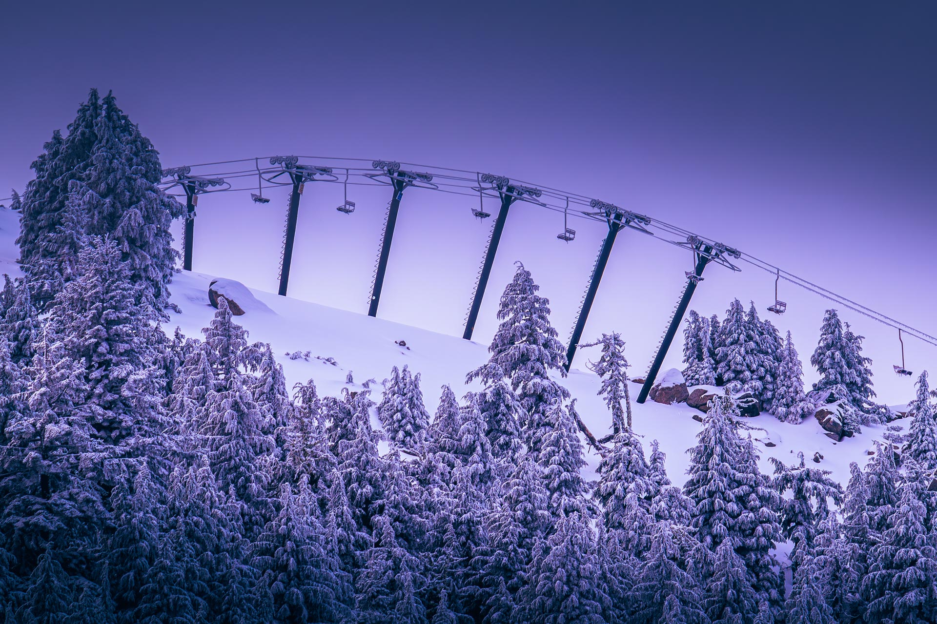 Fozen Line - Mt Ashland